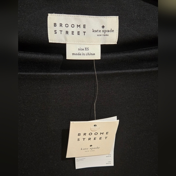 NWT Broome Street Kate Spade New York black everyday ponte dress - Picture 4 of 7